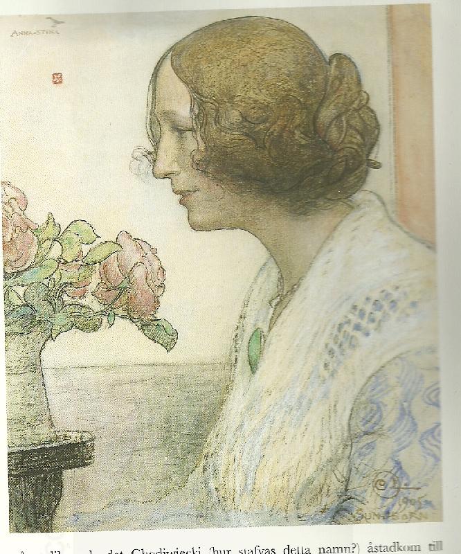 Carl Larsson anna-stina oil painting picture